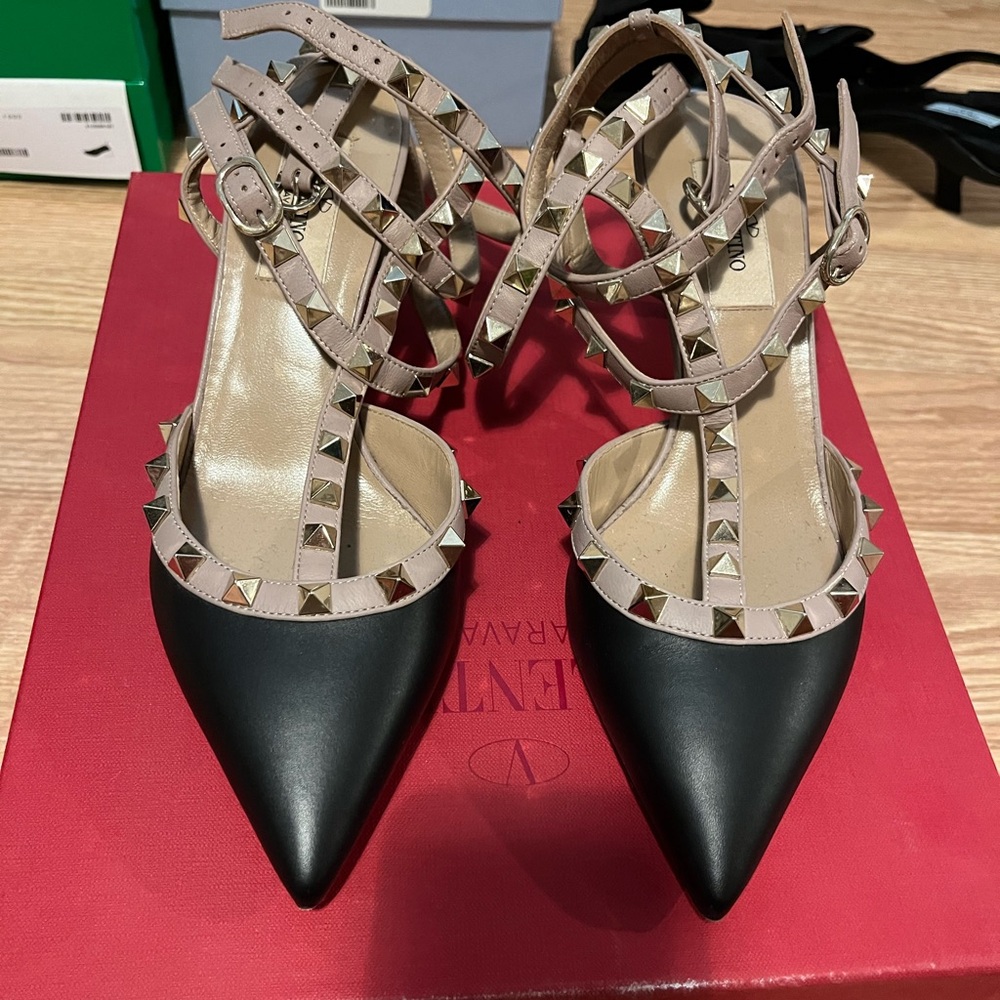 Valentino rock stud heel.